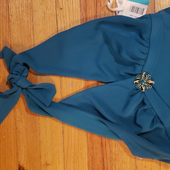 Nwt SL Fashions vintage halter dress size 16 - Picture 3 of 6